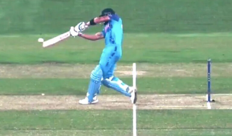 ಒಂದು ನೋಬಾಲ್ ಕಥೆ: ಕೊಹ್ಲಿ ಫ್ರೀ ಹಿಟ್ ಬಾಲ್‌ನಲ್ಲಿ ಬೌಲ್ಡ್ ಆಗಿ ಬೈಸ್ ರನ್ ಪಡೆದುದರ ಕುರಿತು ಮುಗಿಯದ ಚರ್ಚೆ