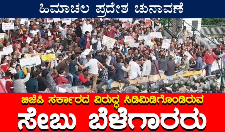 ಹಿಮಾಚಲ ಪ್ರದೇಶ ಚುನಾವಣೆ: ಬಿಜೆಪಿ ವಿರುದ್ಧ ಸಿಡಿಮಿಡಿಗೊಂಡಿರುವ ಸೇಬು ಬೆಳೆಗಾರರು