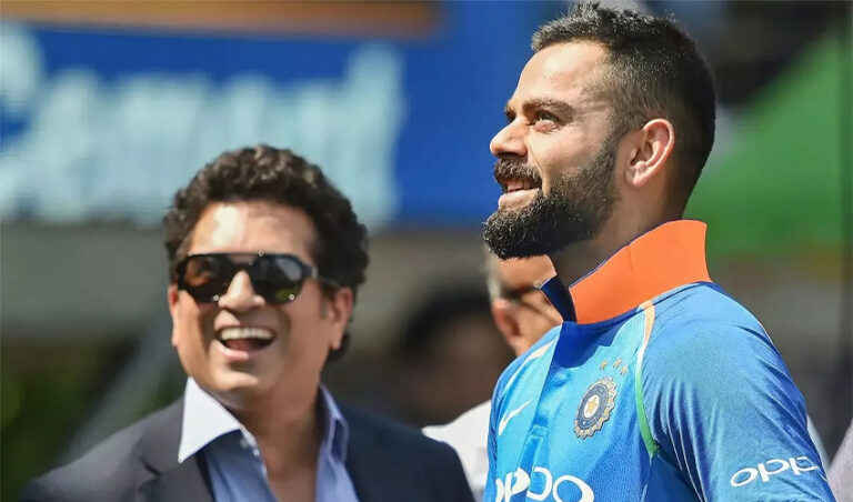 ಸಚಿನ್ ತೆಂಡೂಲ್ಕರ್‌ ವಿಶ್ವ ದಾಖಲೆಗಳನ್ನು ಸರಿಗಟ್ಟಿದ ವಿರಾಟ್ ಕೊಹ್ಲಿ