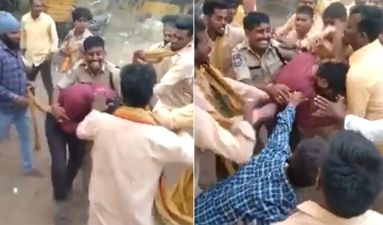 ತೆಲಂಗಾಣ: ಶಿವ ಮಾಲೆ ಧರಿಸಿದ ಗುಂಪಿನಿಂದ ದಲಿತ ಯುವಕನ ಮೇಲೆ ಅಮಾನುಷ ಹಲ್ಲೆ