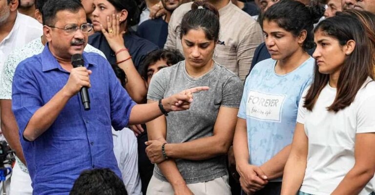 ರಜೆ ಹಾಕಿ, ಕುಸ್ತಿಪಟುಗಳ ಹೋರಾಟದಲ್ಲಿ ಪಾಲ್ಗೊಳ್ಳಿ: ಅರವಿಂದ್ ಕೇಜ್ರಿವಾಲ್ ಕರೆ