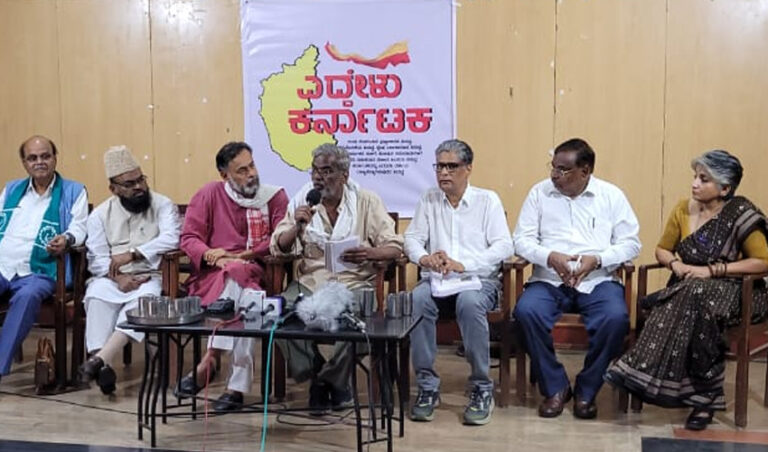 ಈ ಡಬಲ್‌ ಇಂಜಿನ್‌ ಸಂಘಪರಿವಾರದ ಸರ್ಕಾರವನ್ನು ಗುಜರಿಗೆ ಹಾಕಬೇಕಾಗಿದೆ: ದೇವನೂರ ಮಹಾದೇವ