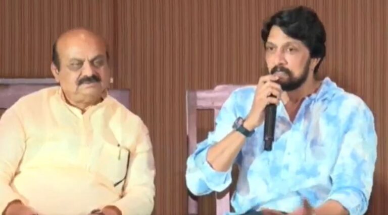 ಮಾಮ ಬಸವರಾಜ ಬೊಮ್ಮಾಯಿಯವರಿಗೆ ಬೆಂಬಲ ಕೊಡುತ್ತೇನೆ: ನಟ ಸುದೀಪ್