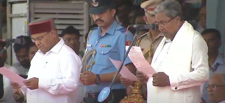 ನೂತನ ಸರ್ಕಾರದ ಪ್ರಮಾಣ ವಚನ ಕಾರ್ಯಕ್ರಮಕ್ಕೆ ಹಾಜರಾದ ದೇಶದ ಪ್ರಮುಖ ವಿರೋಧ ಪಕ್ಷದ ಮುಖಂಡರಿವರು