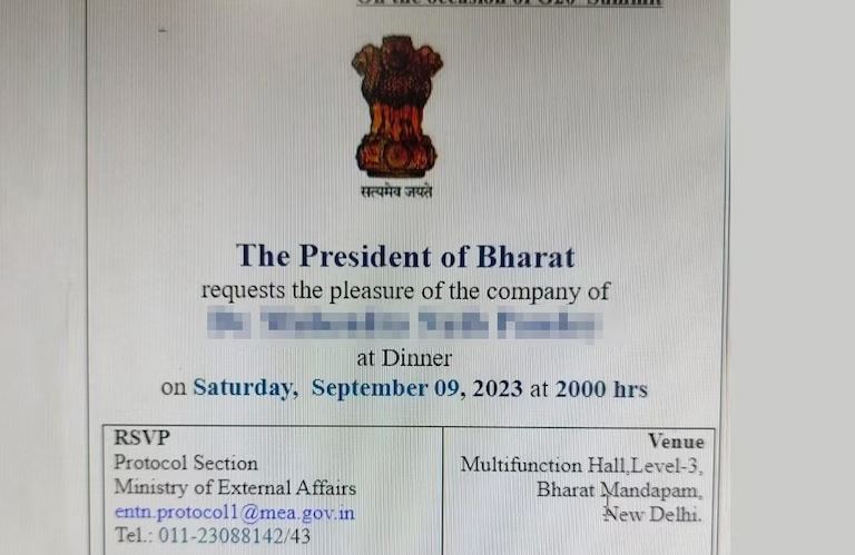 ಆರೆಸ್ಸೆಸ್ ಮುಖಂಡನ ಹೇಳಿಕೆ ಬೆನ್ನಲ್ಲೇ ದೇಶದ ಹೆಸರು ಬದಲಿಸಲು ಹೊರಟ ಕೇಂದ್ರ