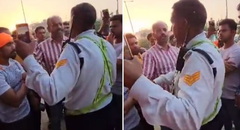 ಟ್ರಾಫಿಕ್‌ ಪೇದೆ ಜೊತೆ ಅನುಚಿತವಾಗಿ ವರ್ತಿಸಿದ ಹಿಂದೂ ರಕ್ಷಾ ದಳದ ಅಧ್ಯಕ್ಷ