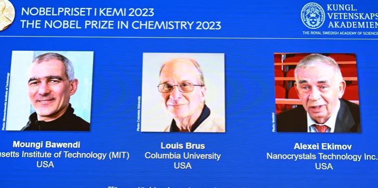 ರಸಾಯನಶಾಸ್ತ್ರ ವಿಭಾಗದ ಮೂವರು ವಿಜ್ಞಾನಿಗಳಿಗೆ ನೊಬೆಲ್ ಬಹುಮಾನ ಘೋಷಣೆ