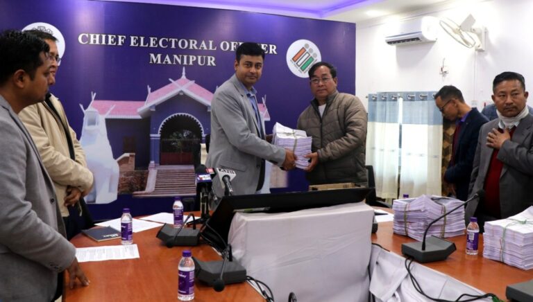 ಮಣಿಪುರ ಅಂತಿಮ ಮತದಾರರ ಪಟ್ಟಿ ಪ್ರಕಟ; ಮತದಾರರ ಸಂಖ್ಯೆಯಲ್ಲಿ ಇಳಿಕೆ