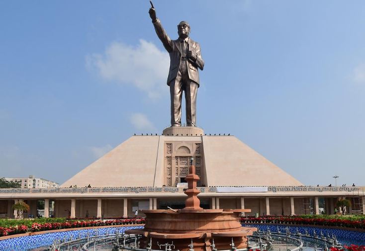 ವಿಜಯವಾಡದಲ್ಲಿ ವಿಶ್ವದ ಅತಿದೊಡ್ಡ ‘ಅಂಬೇಡ್ಕರ್’ ಪ್ರತಿಮೆ ಅನಾವರಣ