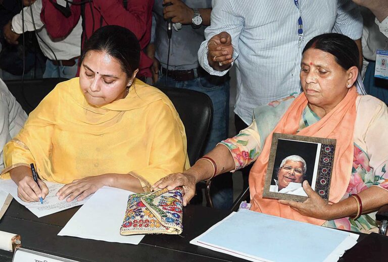 ಉದ್ಯೋಗಕ್ಕಾಗಿ ಭೂಮಿ ಹಗರಣ: ಇಡಿ ಚಾರ್ಜ್ ಶೀಟ್‌ನಲ್ಲಿ ಲಾಲೂ ಪತ್ನಿ, ಪುತ್ರಿ ಹೆಸರು