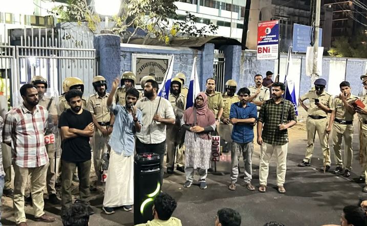 ಸಿಎಎ ವಿರುದ್ಧದ ಪ್ರತಿಭಟನೆ: ಕೇರಳ ಪೊಲೀಸರಿಂದ ಲಾಠೀ ಚಾರ್ಜ್‌
