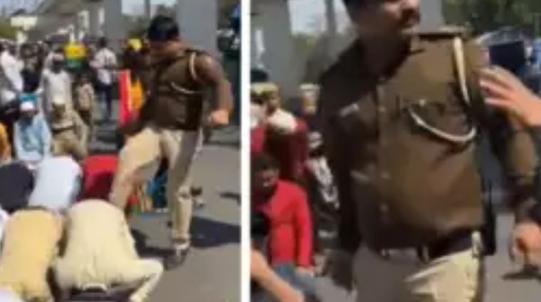 ನಮಾಝ್‌ ಮಾಡುತ್ತಿದ್ದವರ ಮೇಲೆ ಬೂಟು ಕಾಲಿನಿಂದ ಒದ್ದ ಪೊಲೀಸ್‌: ವರದಿ ಕೇಳಿದ ಕೋರ್ಟ್