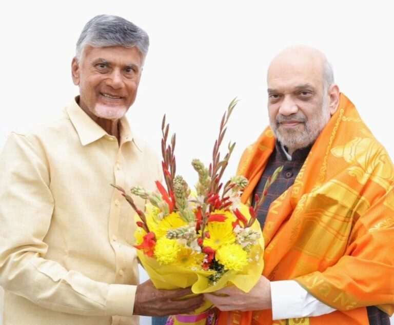 ಬಿಜೆಪಿ ವರಿಷ್ಠರೊಟ್ಟಿಗೆ ನಾಯ್ಡು ಮಾತುಕತೆ; 6 ವರ್ಷಗಳ ನಂತರ ಎನ್‌ಡಿಎಗೆ ಮರಳುತ್ತಾ ಟಿಡಿಪಿ?