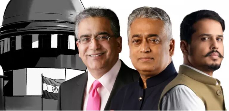 ಅರುಣ್ ಪುರಿ, ರಾಜ್ ದೀಪ್ ಸರ್ದೇಸಾಯಿ, ಶಿವ್ ಅರೂರ್ ವಿರುದ್ಧದ ಮಾನಹಾನಿ ಪ್ರಕರಣಕ್ಕೆ ಸುಪ್ರೀಂಕೋರ್ಟ್‌ ತಡೆ