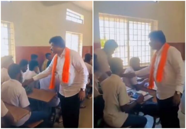 ನೀತಿ ಸಂಹಿತೆ ಉಲ್ಲಂಘಿಸಿ ಶಾಲಾ-ಕಾಲೇಜುಗಳಲ್ಲಿ ಮತ ಯಾಚಿಸಿದ ಚಾಮರಾಜನಗರ ಬಿಜೆಪಿ ಅಭ್ಯರ್ಥಿ: ಕಾಂಗ್ರೆಸ್ ಆರೋಪ