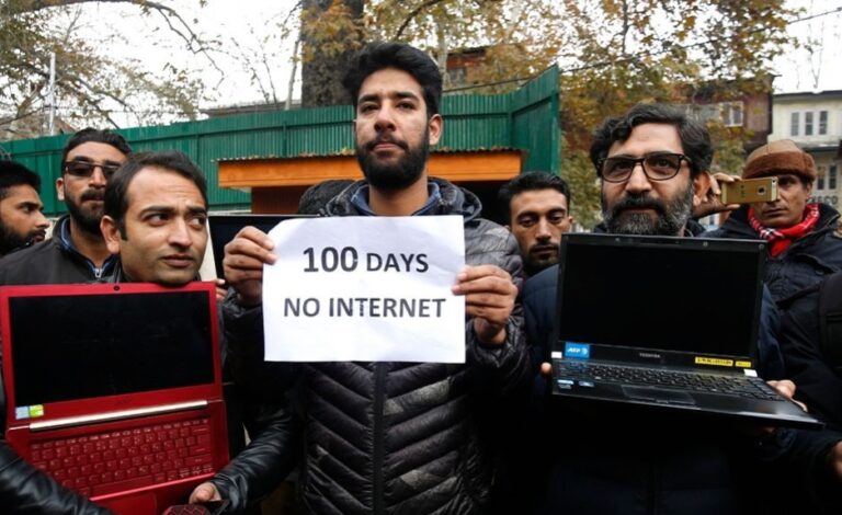 ಸರ್ಕಾರದ ಆದೇಶದಿಂದ ಇಂಟರ್ನೆಟ್ ಸ್ಥಗಿತ: ಸತತ 6ನೇ ಬಾರಿಗೆ ಭಾರತಕ್ಕೆ ಅಗ್ರಸ್ಥಾನ