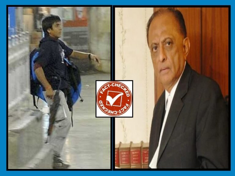 FACT CHECK : ರಾಜ್ಯಸಭೆಯ ಮಾಜಿ ಸದಸ್ಯ ಮಜೀದ್ ಮೆಮನ್ ಉಗ್ರ ಕಸಬ್ ಪರ ವಾದಿಸಿದ್ದರು ಎಂಬುವುದು ಸುಳ್ಳು