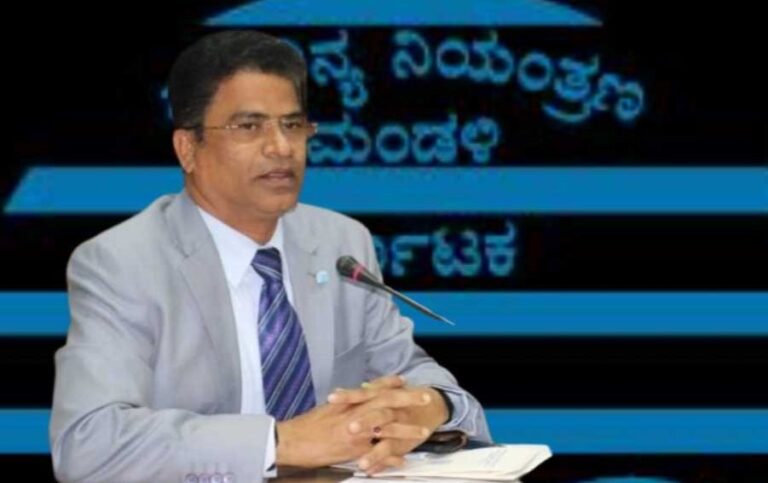 ಮಾಲಿನ್ಯ ನಿಯಂತ್ರಣ ಮಂಡಳಿ ಅಧ್ಯಕ್ಷ ಸ್ಥಾನದಿಂದ ಶಾಂತ್ ತಿಮ್ಮಯ್ಯ ವಜಾ