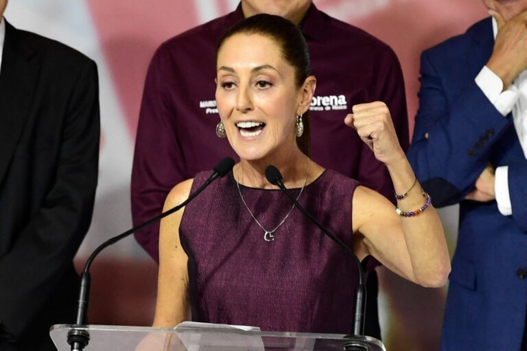 ಮೆಕ್ಸಿಕೋದ ಮೊಟ್ಟ ಮೊದಲ ಮಹಿಳಾ ಅಧ್ಯಕ್ಷೆಯಾಗಿ ಕ್ಲೌಡಿಯಾ ಶೀನ್‌ಬಾಮ್ ಆಯ್ಕೆ