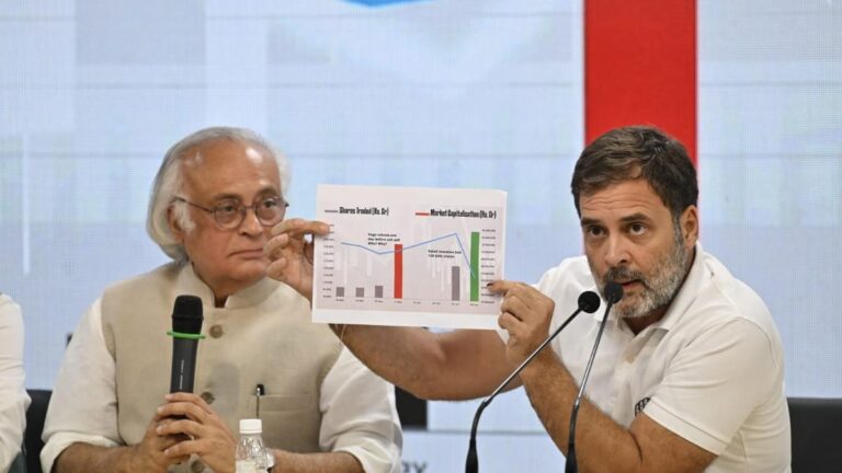 ‘ಎಕ್ಸಿಟ್ ಪೋಲ್‌’ನಿಂದ ಷೇರು ಮಾರುಕಟ್ಟೆಯಲ್ಲಿ ₹30 ಲಕ್ಷ ಕೋಟಿ ನಷ್ಟ: ‘ದೇಶದ ಬೃಹತ್ ಹಗರಣ’ ಎಂದ ರಾಹುಲ್ ಗಾಂಧಿ