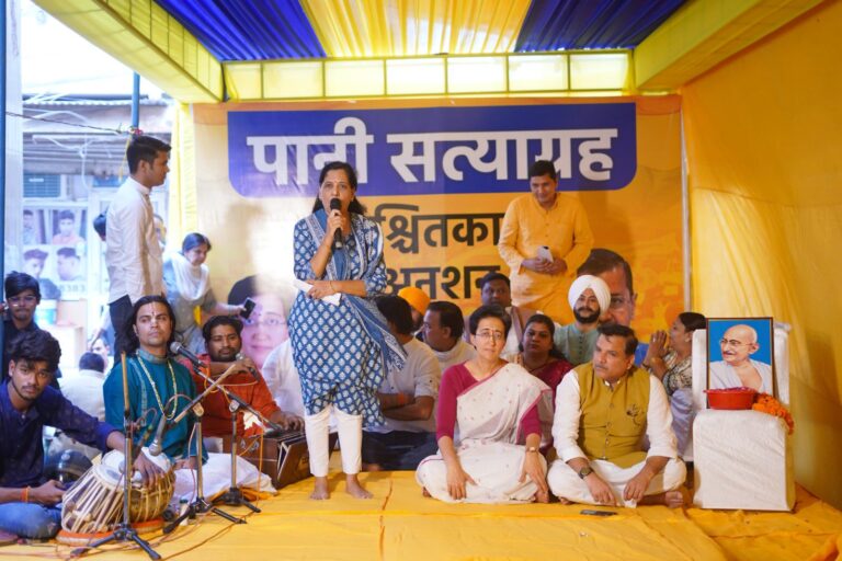 ದೆಹಲಿಯಲ್ಲಿ ಜಲಕ್ಷಾಮ: ಹರಿಯಾಣದಿಂದ ಹೆಚ್ಚುವರಿ ನೀರಿಗಾಗಿ ಉಪವಾಸ ಸತ್ಯಾಗ್ರಹ ಆರಂಭಿಸಿದ ಸಚಿವೆ ಅತಿಶಿ