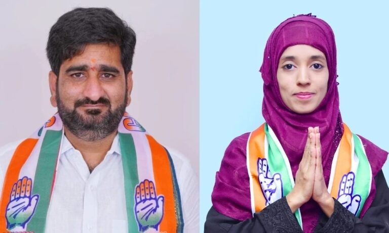 ಬಳ್ಳಾರಿ ಪಾಲಿಕೆ ಕಾಂಗ್ರೆಸ್ ತೆಕ್ಕೆಗೆ: ಮೇಯರ್ ಆಗಿ ಮುಲ್ಲಂಗಿ ನಂದೀಶ್, ಉಪಮೇಯರ್ ಆಗಿ ಡಿ. ಸುಕುಂ ಆಯ್ಕೆ