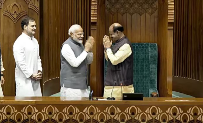 ಲೋಕಸಭೆಯ ಸ್ಪೀಕರ್ ಆಗಿ ಓಂ ಬಿರ್ಲಾ ಆಯ್ಕೆ