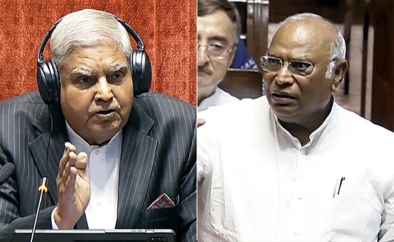 ‘ಖರ್ಗೆ ಬದಲಿಗೆ ಜೈರಾಮ್ ನಾಯಕರಾಗಲಿ’ ಎಂದ ಧನಖರ್; ‘ನಿಮ್ಮ ತಲೆಯಿಂದ ವರ್ಣ ವ್ಯವಸ್ಥೆ ಹೋಗಿಲ್ಲ’ ಎಂದು ಕಿಡಿಕಾರಿದ ಕಾಂಗ್ರೆಸ್ ಅಧ್ಯಕ್ಷ