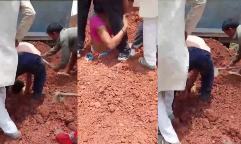 ಜಮೀನು ವಿವಾದ: ಇಬ್ಬರು ಮಹಿಳೆಯರ ಜೀವಂತ ಸಮಾಧಿಗೆ ಯತ್ನ!