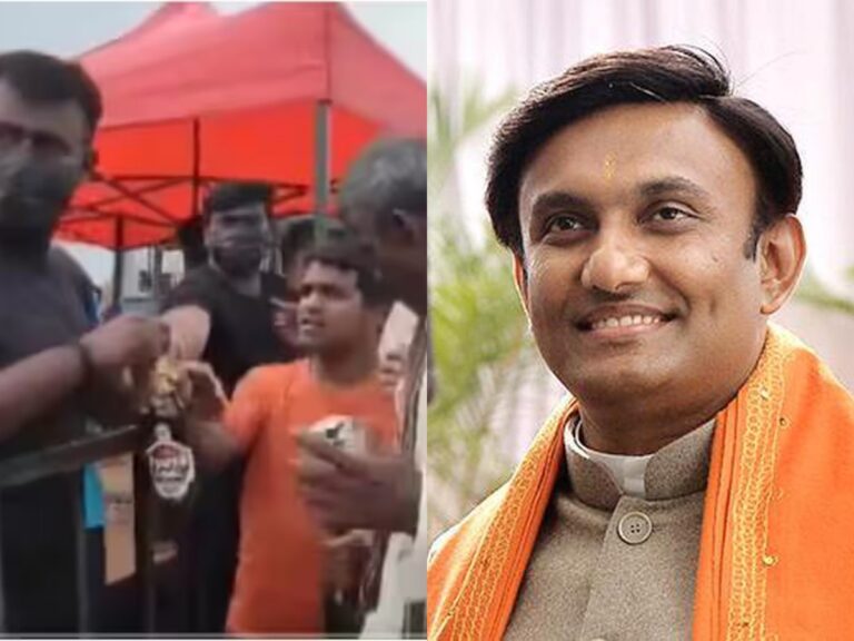 ಗೆಲುವಿನ ಸಂಭ್ರಮಾಚರಣೆಯಲ್ಲಿ ಸಾರ್ವಜನಿಕವಾಗಿ ‘ಮದ್ಯ’ ಹಂಚಿಕೆ; ಬಿಜೆಪಿ ಎಂಪಿ ಸುಧಾಕರ್ ವಿರುದ್ಧ ಜಾಲತಾಣದಲ್ಲಿ ಆಕ್ರೋಶ