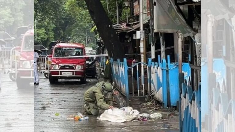 ಕೋಲ್ಕತ್ತಾ ಸ್ಫೋಟ, ಚಿಂದಿ ಆಯುವ ವ್ಯಕ್ತಿ, ಗಾಯ,ತನಿಖೆ ಪ್ರಾರಂಭ, ಪೊಲೀಸರು ,Kolkata blast, rag man, injured, investigation started, police,