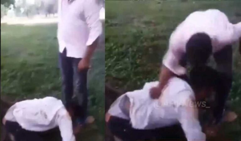 ಜಾತಿ ದೌರ್ಜನ್ಯ | ದಲಿತ ಯುವಕನಿಂದ ಶೂ ನೆಕ್ಕಿಸಿ, ಹಲ್ಲೆ: ಆರೋಪ