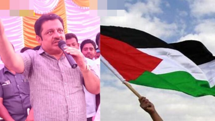 ಪ್ಯಾಲೆಸ್ತೀನ್ ಧ್ವಜ, ಹಿಡಿದರೆ ತಪ್ಪೇನಿಲ್ಲ, ಸಚಿವ ಜಮೀರ್ ಅಹ್ಮದ್, There is nothing wrong with holding the Palestinian flag, says Minister Zamir Ahmed.