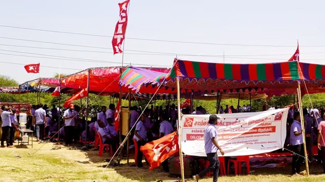 ತಮಿಳುನಾಡು,ಹಲವು ಬೇಡಿಕೆ,ಸ್ಯಾಮ್‌ಸಂಗ್ ಕಾರ್ಮಿಕ, ಮುಷ್ಕರ, Tamilnadu, high demand, Samsung labor, strike,