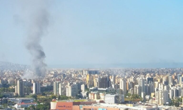 ಹೆಚ್ಚಿದ ಯುದ್ಧ ಭೀತಿ: ಬೈರುತ್‌ನ ಹೃದಯಭಾಗದಲ್ಲಿ ಇಸ್ರೇಲ್‌ ವಾಯು ದಾಳಿ, 6 ಜನ ಸಾವು