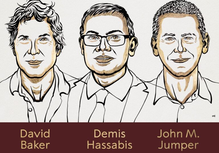 ಪ್ರೋಟೀನ್‌ಗಳ ಕುರಿತ ಸಂಶೋಧನೆಗೆ ‘ನೊಬೆಲ್ ಪುರಸ್ಕಾರ’; ರಸಾಯನಶಾಸ್ತ್ರದಲ್ಲಿ ಡೇವಿಡ್ ಬೇಕರ್, ಡೆಮಿಸ್ ಹಸ್ಸಾಬಿಸ್, ಜಾನ್ ಜಂಪರ್ ಮಹತ್ತರ ಸಾಧನೆ