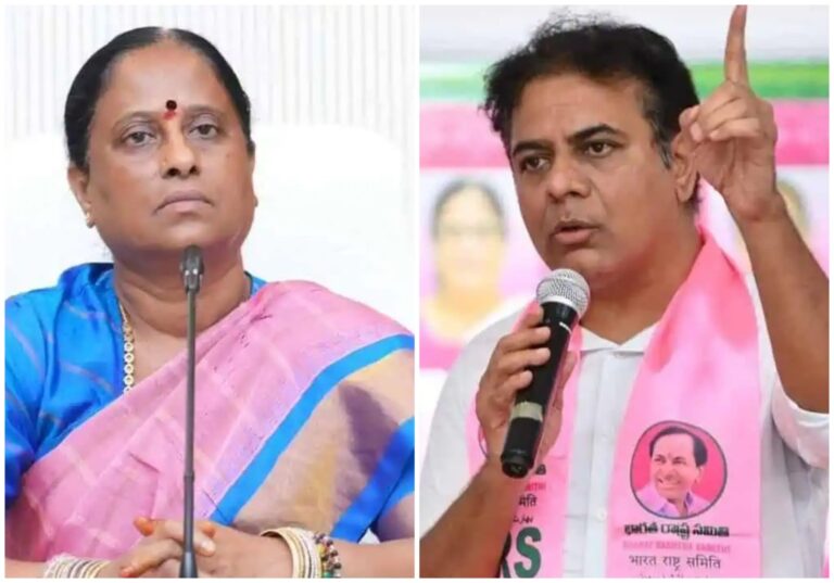 ತೆಲಂಗಾಣ | ಸಮಂತಾ-ನಾಗಚೈತನ್ಯ ವಿಚ್ಛೇದನ ವಿಷಯದಲ್ಲಿ ರಾಜಕೀಯ ಕಾಳಗ : ಸಚಿವೆ ಸುರೇಖಾಗೆ ಕೆಟಿಆರ್ ಲೀಗಲ್ ನೋಟಿಸ್