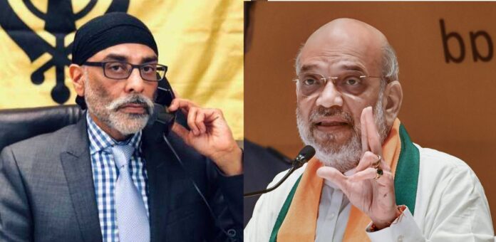 ಅಮಿತ್ ಶಾ, ವಿದೇಶ ಪ್ರಯಾಣ,ಸೂಕ್ಷ್ಮ ಮಾಹಿತಿ, $1 ಮಿಲಿಯನ್ ಬಹುಮಾನ, ನಿಷೇಧಿತ,ಸಿಖ್ಸ್ ಫಾರ್ ಜಸ್ಟಿಸ್, ಸಂಘಟನೆ, ಘೋಷಣೆ , Amit Shah, Foreign Travel, Sensitive Information, $1 Million Reward, Banned, Sikhs for Justice, Organization, Declaration,