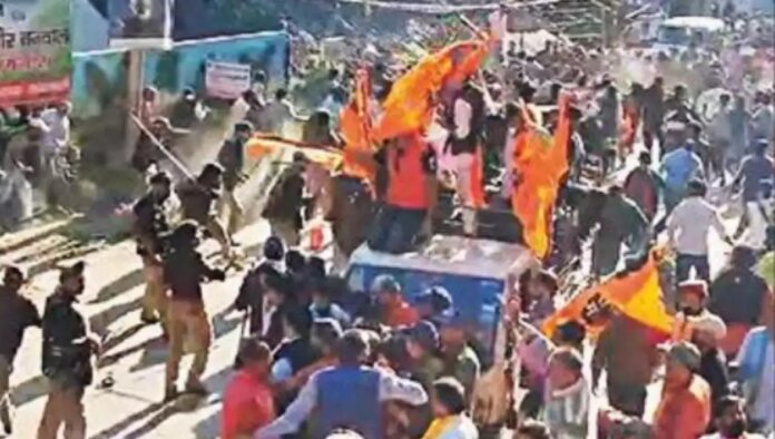 ಉತ್ತರಾಖಂಡ , ಹಿಂಸಾಚಾರ, ಮಸೀದಿ ವಿರೋಧಿ ಪ್ರತಿಭಟನೆ, ಮುಸ್ಲಿಂ, ಅಂಗಡಿ, ಧ್ವಂಸ,Uttarakhand, violence, anti-mosque protest, Muslim, shop, vandalism,