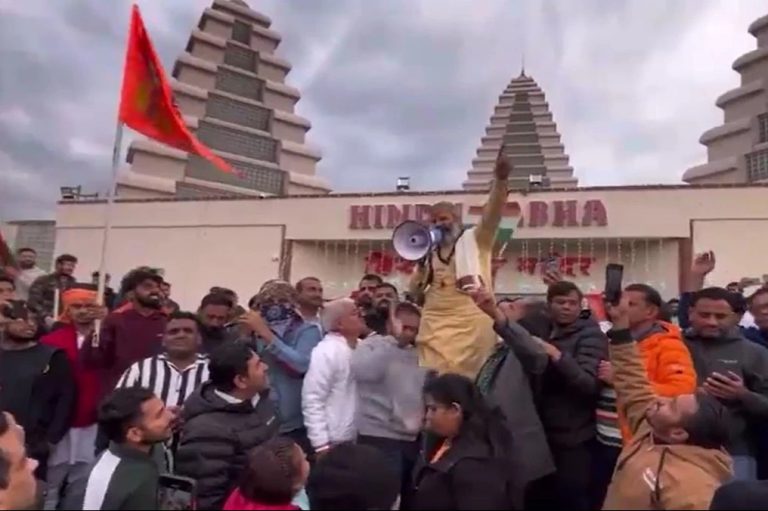 ಬ್ರಾಂಪ್ಟನ್‌ನ ಹಿಂದೂ ಸಭಾ ಪ್ರತಿಭಟನೆಯಲ್ಲಿ ಹಿಂಸಾಚಾರಕ್ಕೆ ಪ್ರಚೋದನೆ ಆರೋಪ; ಕೆನಡಾ ಪೊಲೀಸರಿಂದ ಓರ್ವನ ಬಂಧನ