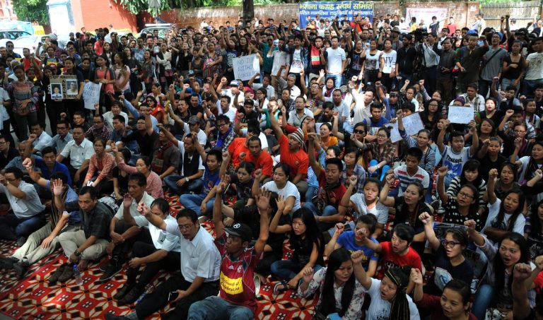 ಮಣಿಪುರ: ಎಸ್‌ಟಿ ವಿದ್ಯಾರ್ಥಿವೇತನ ಬಿಡುಗಡೆಗೆ ಆಗ್ರಹಿಸಿ ಬುಡಕಟ್ಟು ವಿದ್ಯಾರ್ಥಿಗಳಿಂದ ಪ್ರತಿಭಟನೆ