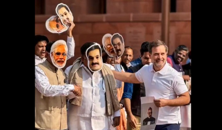 ‘ನಿಮ್ಮ ಸಂಬಂಧವನ್ನು ವಿವರಿಸಿ..’; ಸಂಸತ್ ಆವರಣದಲ್ಲಿ ಪ್ರಧಾನಿ-ಅದಾನಿಯನ್ನು ಪ್ರಶ್ನಿಸಿದ ರಾಹುಲ್ ಗಾಂಧಿ