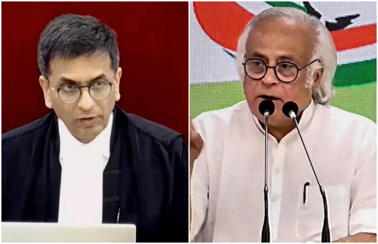 ಪೂಜಾಸ್ಥಳಗಳ ಕಾಯ್ದೆ ಕುರಿತು ಚಂದ್ರಚೂಡ್ ಹೇಳಿಕೆ ಎಲ್ಲಾ ವಿವಾದಗಳಿಗೆ ಮೂಲ : ಕಾಂಗ್ರೆಸ್ ನಾಯಕ ಜೈರಾಮ್ ರಮೇಶ್