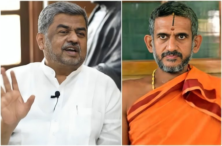 ಪೇಜಾವರ ಸ್ವಾಮಿ ನಡೆ ಮತೀಯವಾದಿ ನಾಯಕರಂತಿದೆ : ಬಿ.ಕೆ ಹರಿಪ್ರಸಾದ್