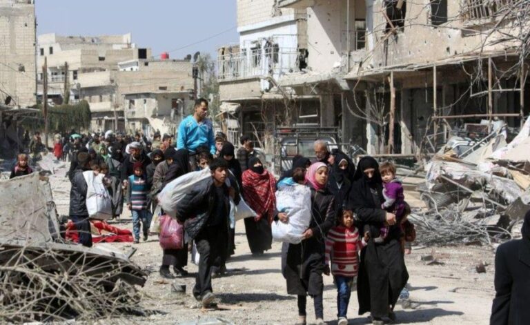 ಆಂತರಿಕ, ಬಾಹ್ಯ ಕಲಹ : ನಿರಾಶ್ರಿತರಾದ 1.1 ಮಿಲಿಯನ್ ಸಿರಿಯಾ ಜನತೆ