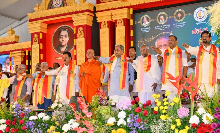 ಮಂಡ್ಯ | 87ನೇ ಅಖಿಲ ಭಾರತ ಕನ್ನಡ ಸಾಹಿತ್ಯ ಸಮ್ಮೇಳನಕ್ಕೆ ಅದ್ದೂರಿ ಚಾಲನೆ