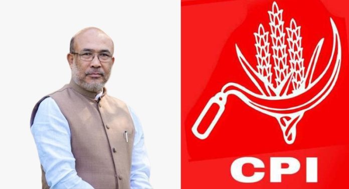 ಸಿಎಂ ಬಿರೇನ್ ಸಿಂಗ್, ಕ್ಷಮೆಯಾಚಿಸು, ರಾಜೀನಾಮೆ, ಸಿಪಿಐ, CM Biren Singh, apology, resignation, CPI,