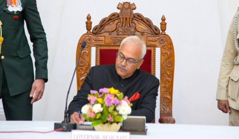 ಜನಾಂಗೀಯ ಗಲಭೆ, ಪೀಡಿತ, ಮಣಿಪುರ, ನೂತನ ರಾಜ್ಯಪಾಲ, ಅಧಿಕಾರ ಸ್ವೀಕಾರ, Caste riots, affected, Manipur, new governor, takes office,