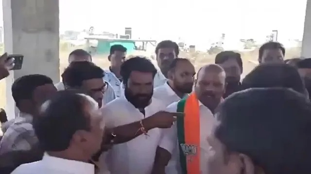 ತೆಲಂಗಾಣ , ರಿಯಲ್ ಎಸ್ಟೇಲ್‌ ಬೆಂಬಲಿಗ, ಥಳಿತ,ಬಿಜೆಪಿ ಸಂಸದ, ಈತಲಾ ರಾಜೇಂದರ್, Telangana, real estate supporter, beaten, BJP MP, Eatala Rajender,