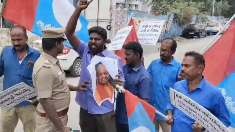 ಗೋಮಾಂಸ ಮಾರುತ್ತಿದ್ದ ದಂಪತಿಗಳಿಗೆ ಕಿರುಕುಳ; ಕೊಯಮತ್ತೂರು ಬಿಜೆಪಿ ನಾಯಕನ ವಿರುದ್ಧ ಪ್ರತಿಭಟನೆ